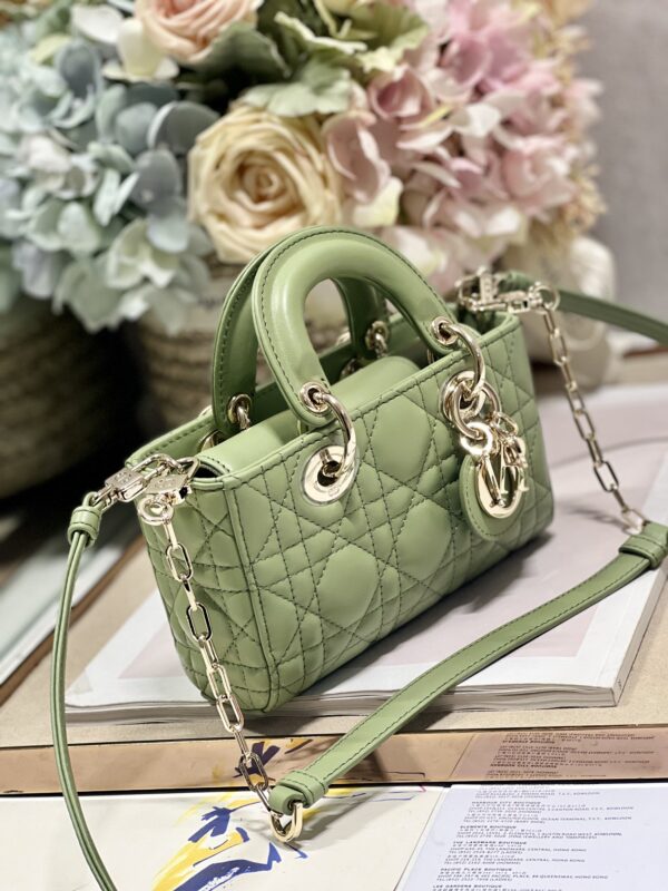 Dior Mini Horizontal Princess Diana Bag - Green - Image 5