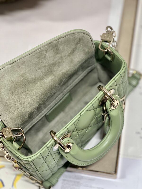 Dior Mini Horizontal Princess Diana Bag - Green - Image 2